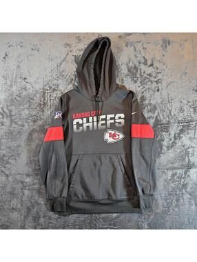 Nike KC Chiefs 2019 Unisex S NFL 100 Anniversary Hoodie Gray
